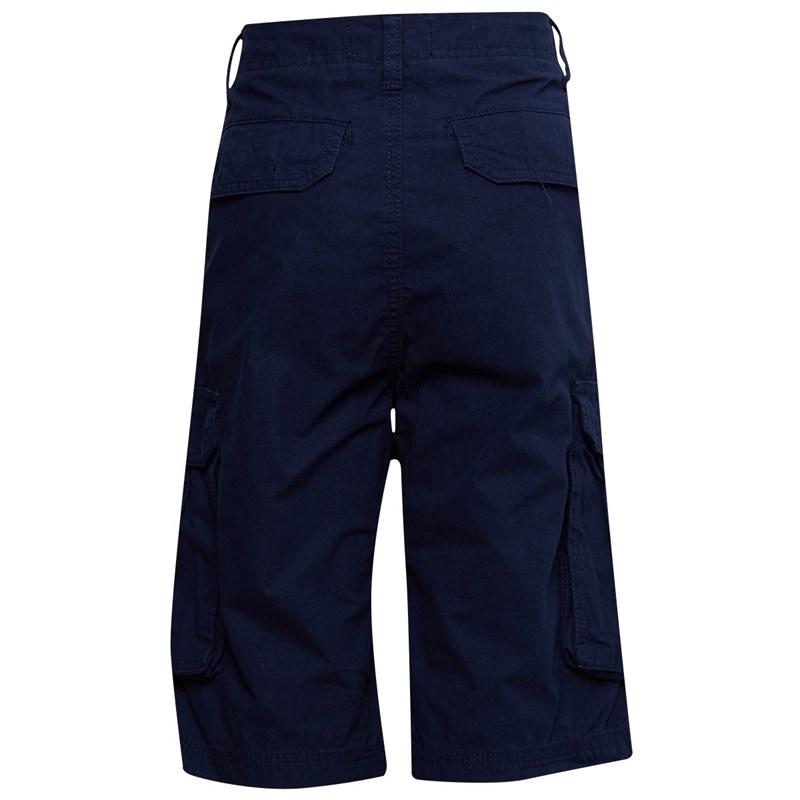 Buy Brave Soul Junior Boys Riverwood Canvas Shorts Navy