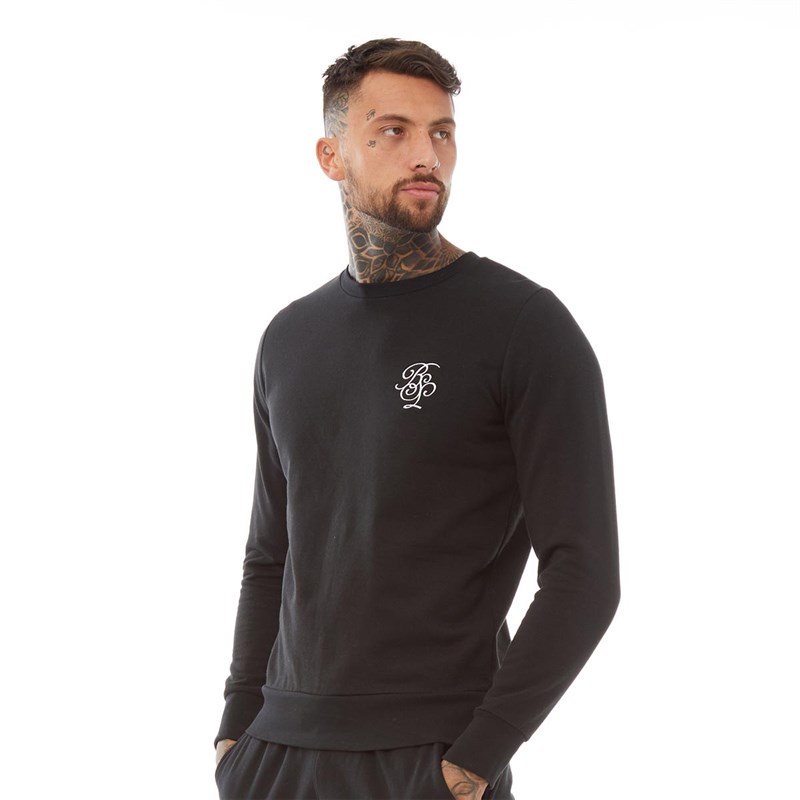 Brave Soul Heren Arthur Sweater Zwart