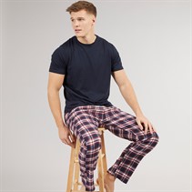 Navy/Red Check