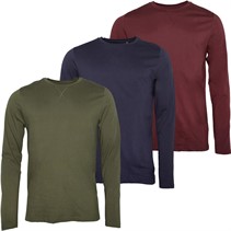 Burgunderrot/Khaki/Navy