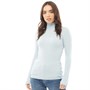 Brave Soul Womens Trudy Roll Neck Blue