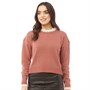 Brave Soul Womens Sweetie Crew Neck Jumper Antique Rose