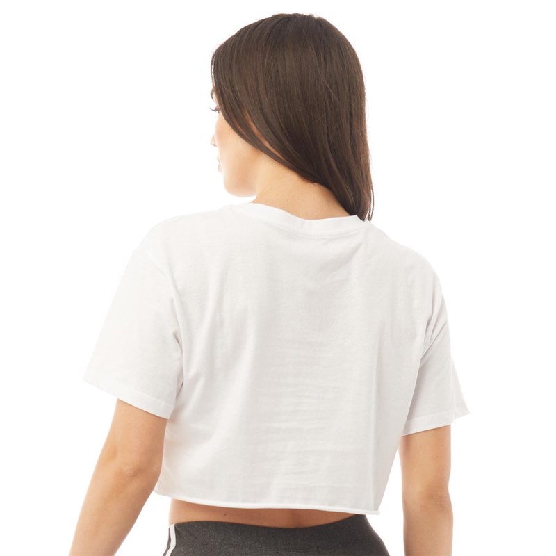 Brave Soul Damskie Bless T-Shirt Biały