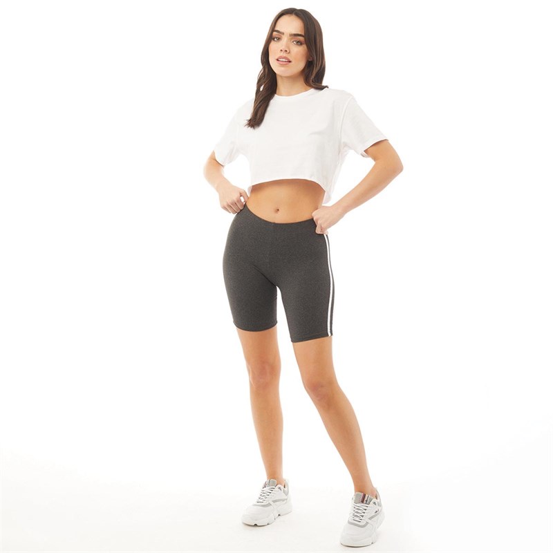 Brave Soul Damskie Bless T-Shirt Biały