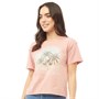 Brave Soul Tee-Shirt Nina Acid Wash California Femme Rose