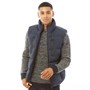 Brave Soul Mens Clay Padded Gilet Navy