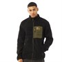 Brave Soul Heren Cobain Fleece Zwart