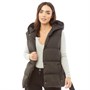 Brave Soul Damen Vine Weste Schwarz
