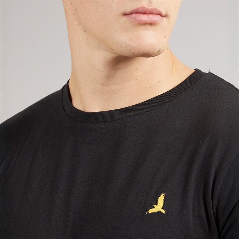 Brave Soul Mens Combat Nightwear Set Jet Black/Red