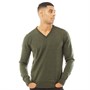 Brave Soul Męskie Stellar Sweter Khaki Margielowy