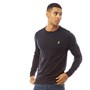 Brave Soul Mens Albert Crew Neck Jumper Navy