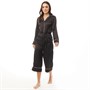 Brave Soul Womens Julia Pyjama Jumpsuit Black/White