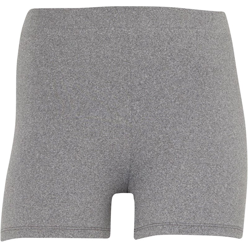 Brave Soul Damen West Crop Baselayer Shorts Graumeliert