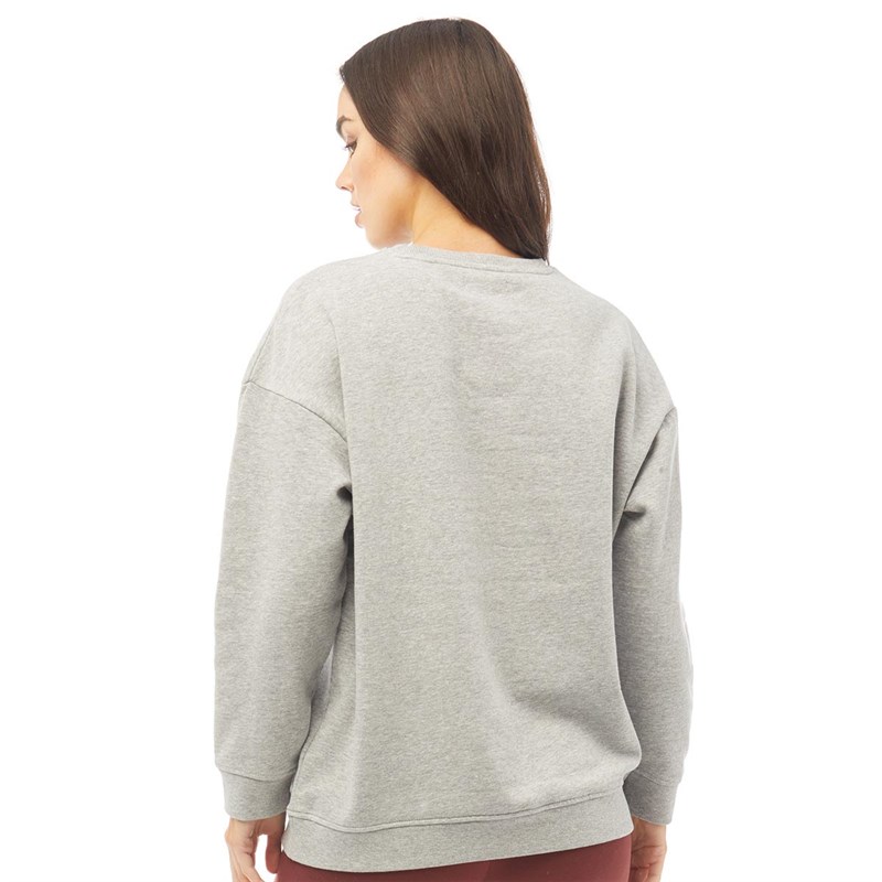 Brave Soul Womens Cimba Sweatshirt Grey Marl