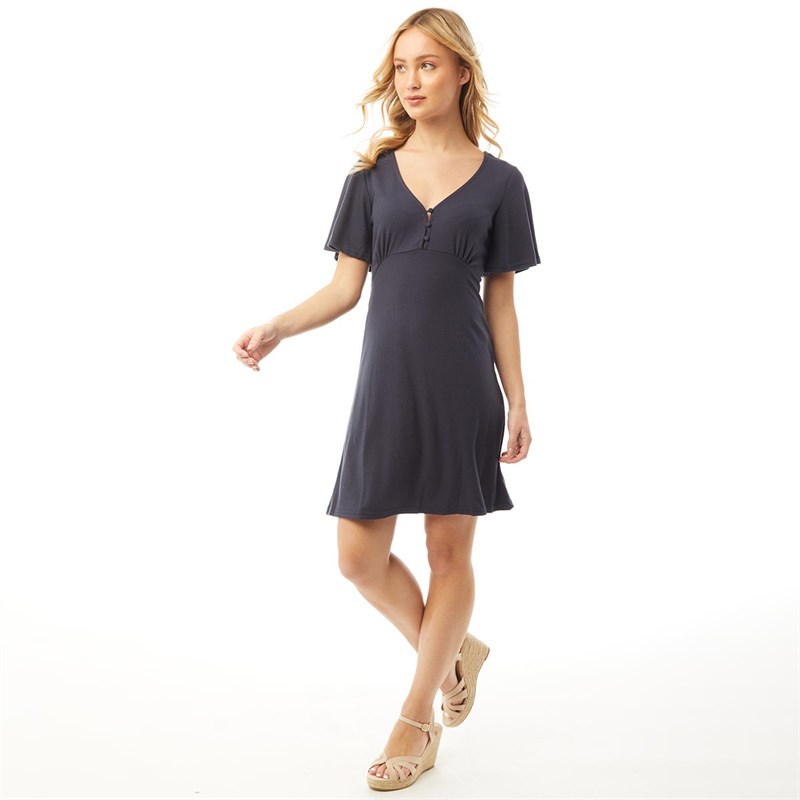 Brave Soul Womens Rhea Dress Navy