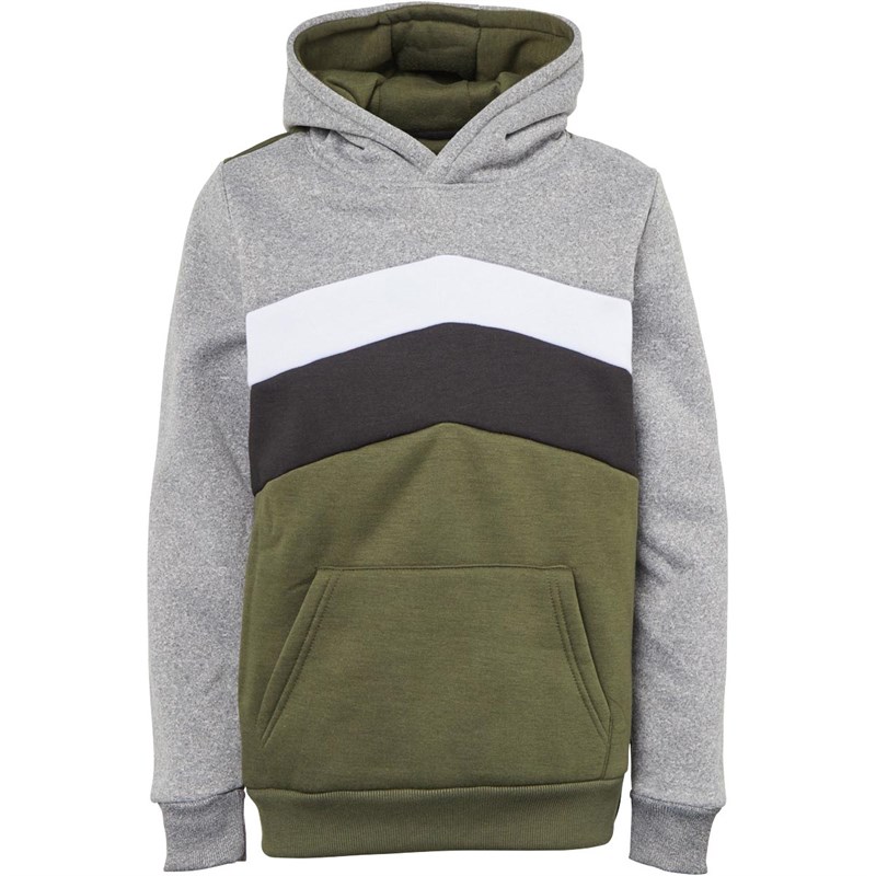 Brave Soul Boys Trax Hoodie Khaki