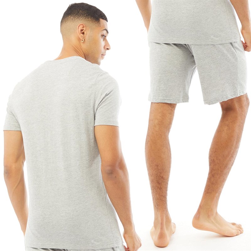 Brave Soul Herren Finnan Homewear Graumeliert