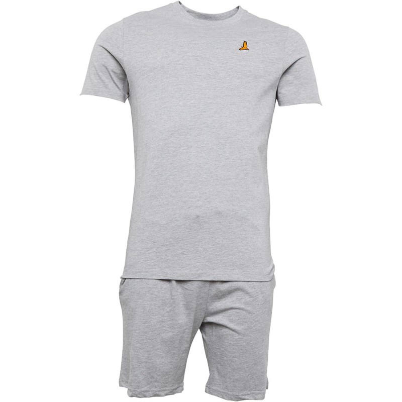 Brave Soul Herren Finnan Homewear Graumeliert