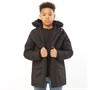 Brave Soul Junior Wonderwall Parka Zwart