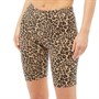 Brave Soul Womens Soren Shorts Leopard Print