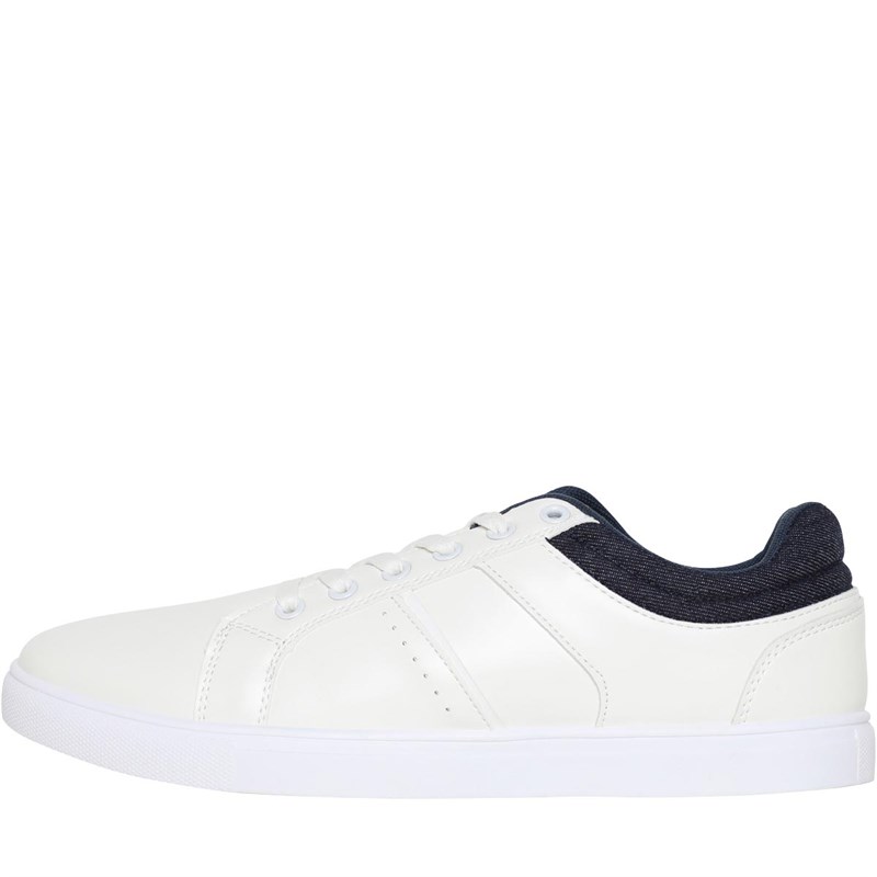Brave Soul Mens Iowa Trainers White/Blue