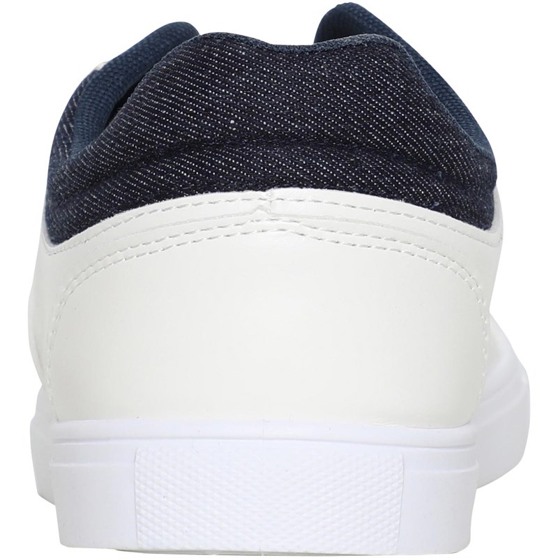 Brave Soul Mens Iowa Trainers White/Blue