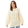 Brave Soul Womens Kawaii Jumper Cream