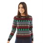 Brave Soul Pull de Noël Christmas Pims Femme Multicolore
