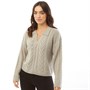 Brave Soul Womens Ozone Jumper Mid Grey