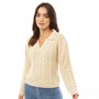 Brave Soul Womens Ozone Jumper Cream