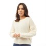 Brave Soul Womens Yuval Jumper Cream