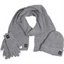 Brave Soul Heren Glove & Scarf Set Cadeau Set Gemeleerd Grijs
