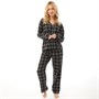 Brave Soul Dames Grace Pyjama Set Pyjama’s Zwart
