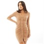 Brave Soul Robes Farah Femme Beige