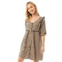 Brave Soul Womens Shakani Dress Brown/Pink