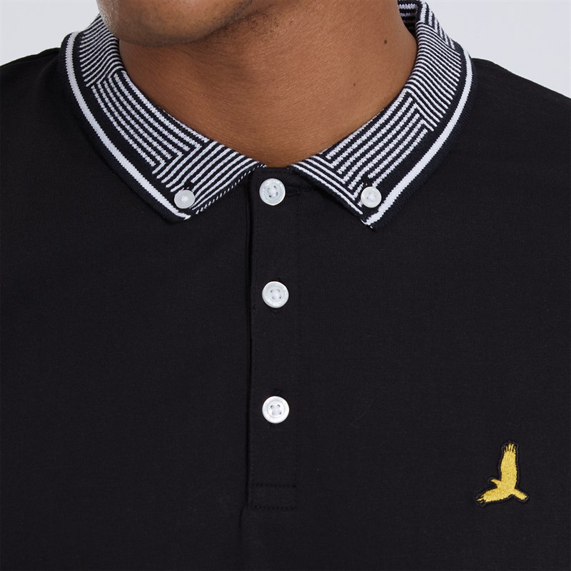 Brave Soul Mens Story Polo Black