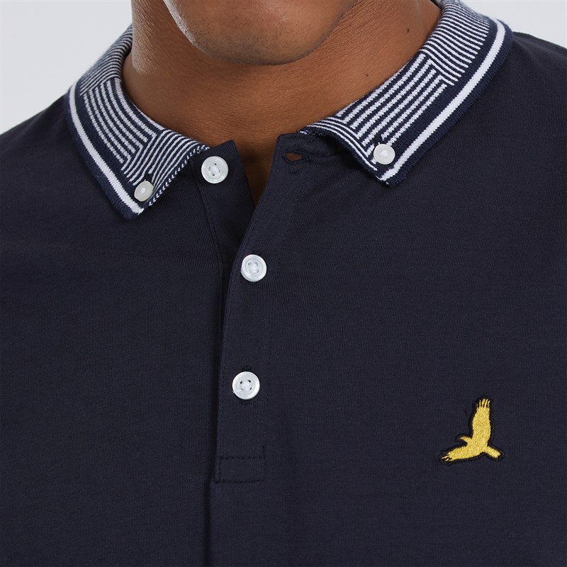 Brave Soul Mens Story Polo Navy