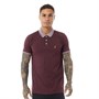 Brave Soul Mens Story Polo Burgundy