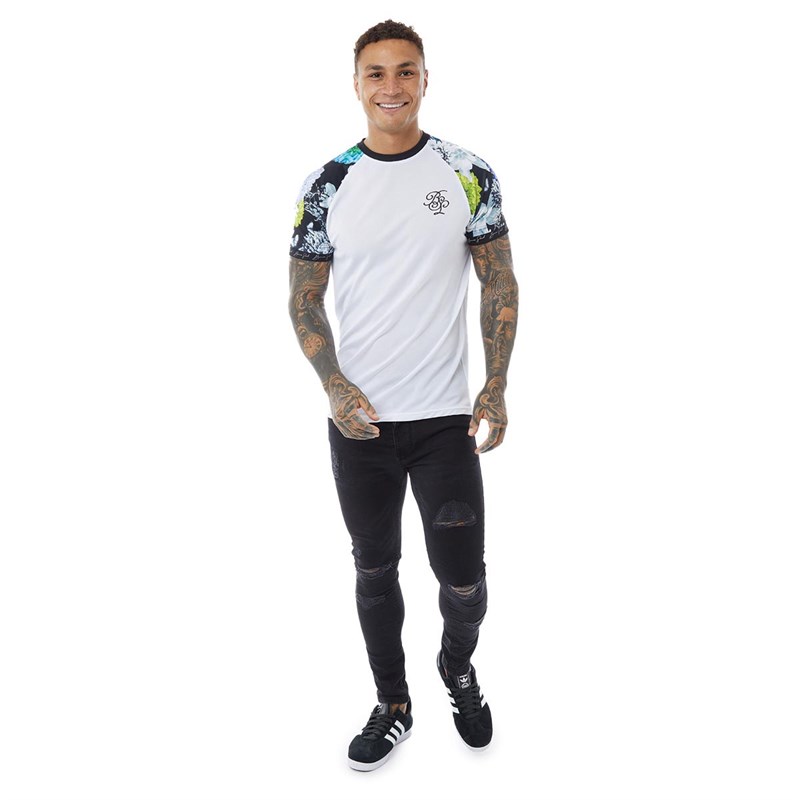 Brave Soul T-Shirts Tucker Homme Blanc