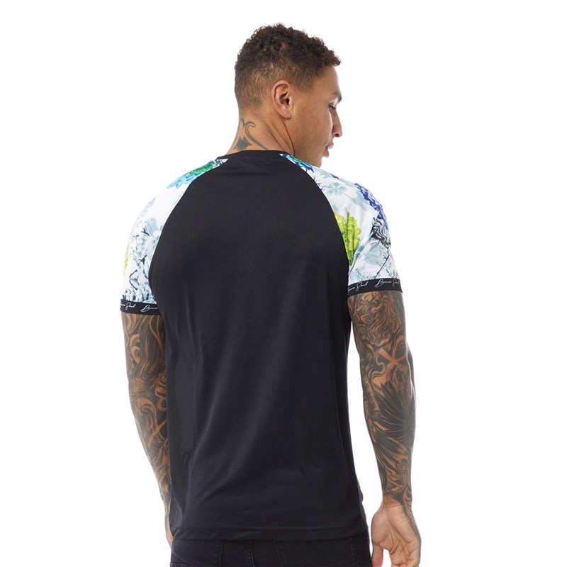 Brave Soul Mens Tucker T-Shirt Jet Black