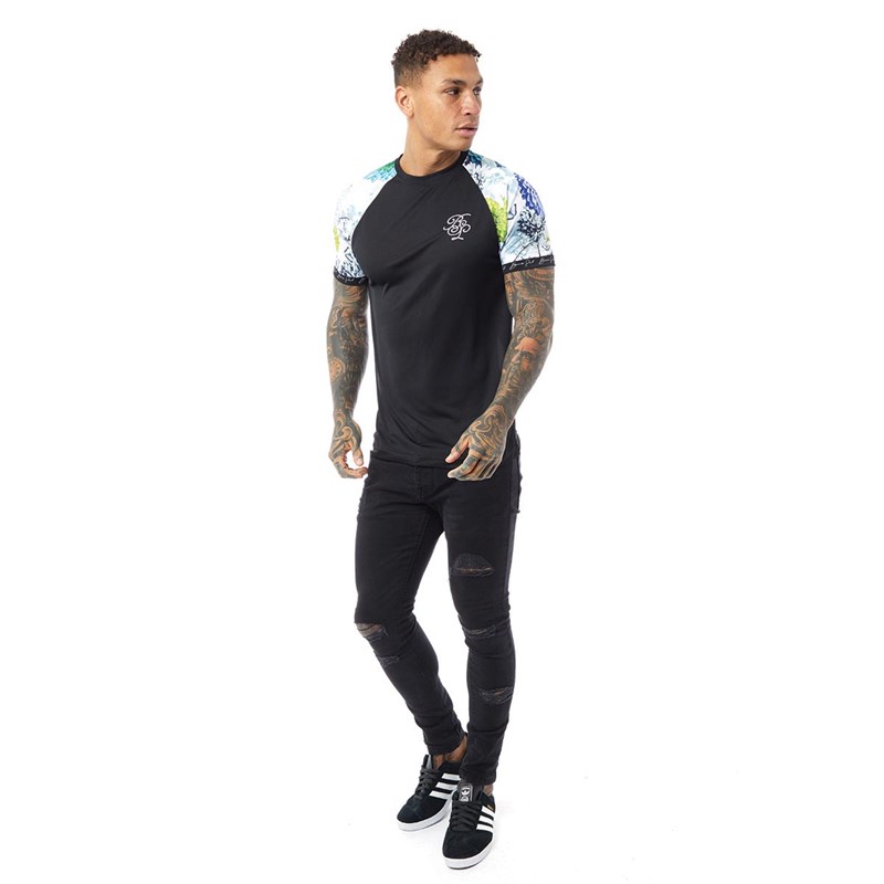 Brave Soul Mens Tucker T-Shirt Jet Black