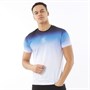 Brave Soul Mens Mclemore T-Shirt Blue Gradient