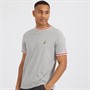 Brave Soul Herre Embryo T-shirt Lys Grå Melange
