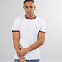 Brave Soul Herre Enbryo T-shirt Optisk Hvid