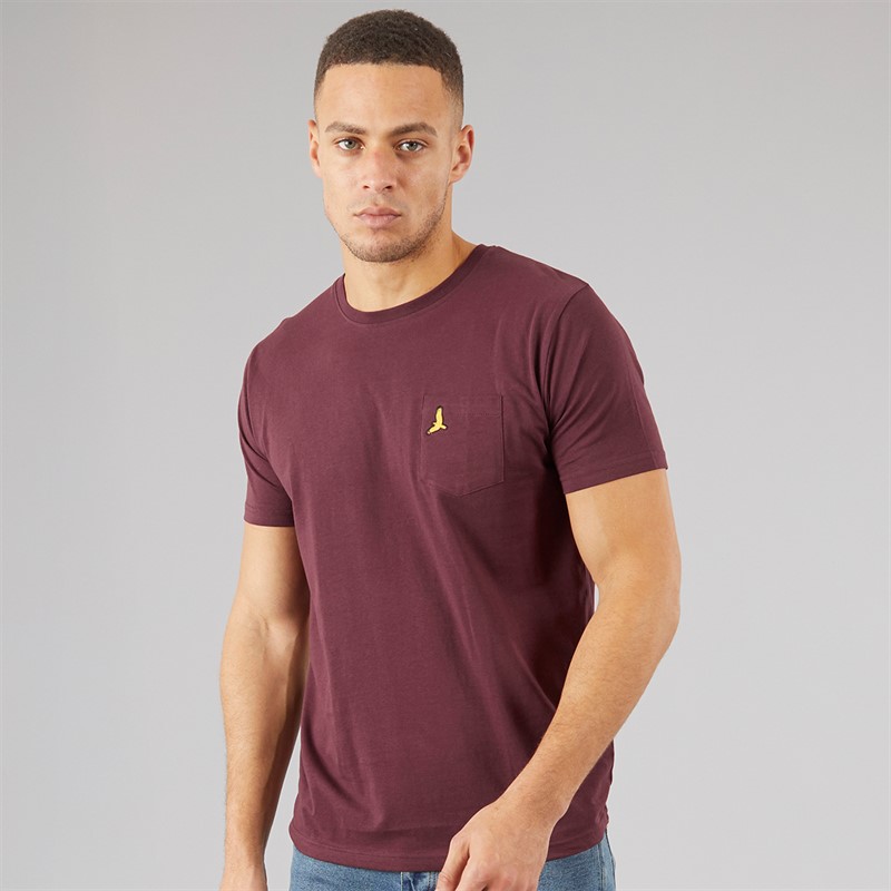 Brave Soul Herren T-Shirts 3er-Pack Marine/Khaki/Burgund