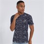 Brave Soul Herre Ballon T-shirt Marineblå