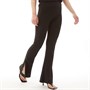 Brave Soul Womens Monster Flared Trousers Black