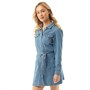 Brave Soul Dame Samantha Denim Denimkjoler Denimblå
