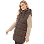 Brave Soul Vestes sans Manches Cello Femme Marron