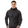 Brave Soul Vestes Jonny Light Padded Soft Shell Homme Noir